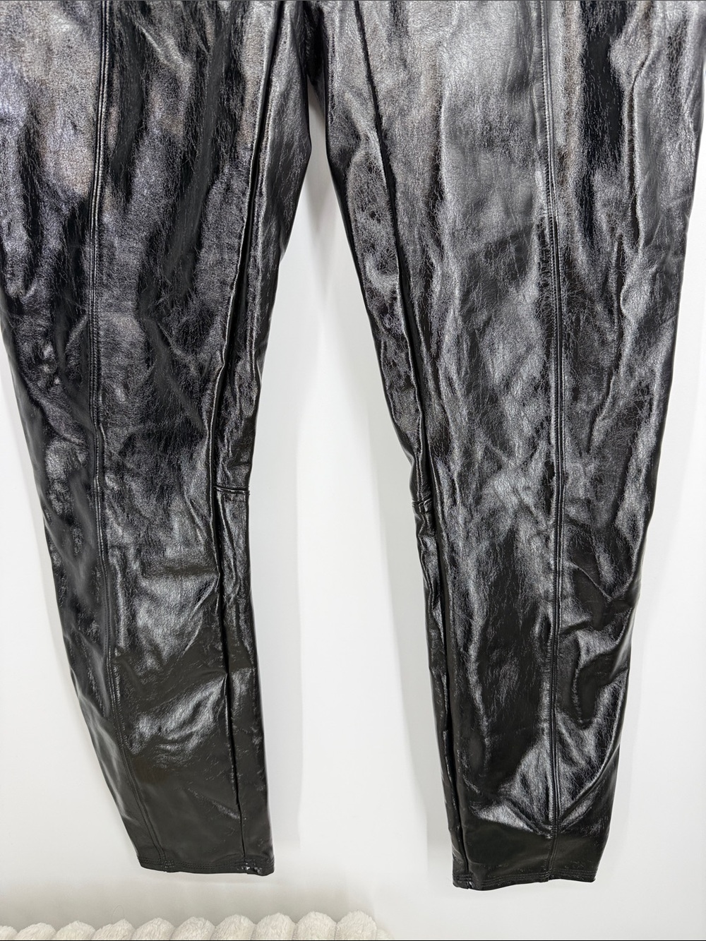 Spanx Faux Patent Leather Pants size XL - Picture 5 of 9